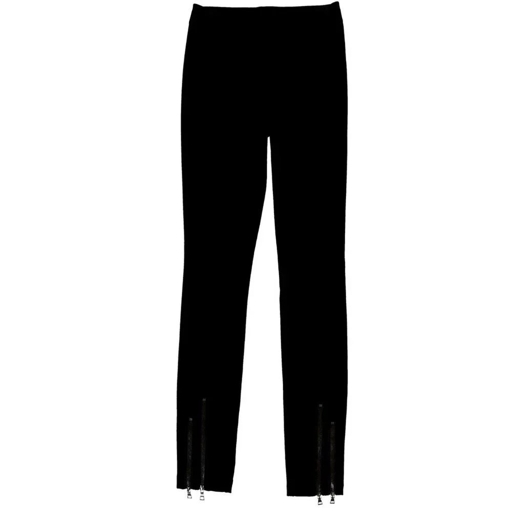 BAR Iii Zippered-Hem Skinny Pants, Size Small - Picture 5 of 5